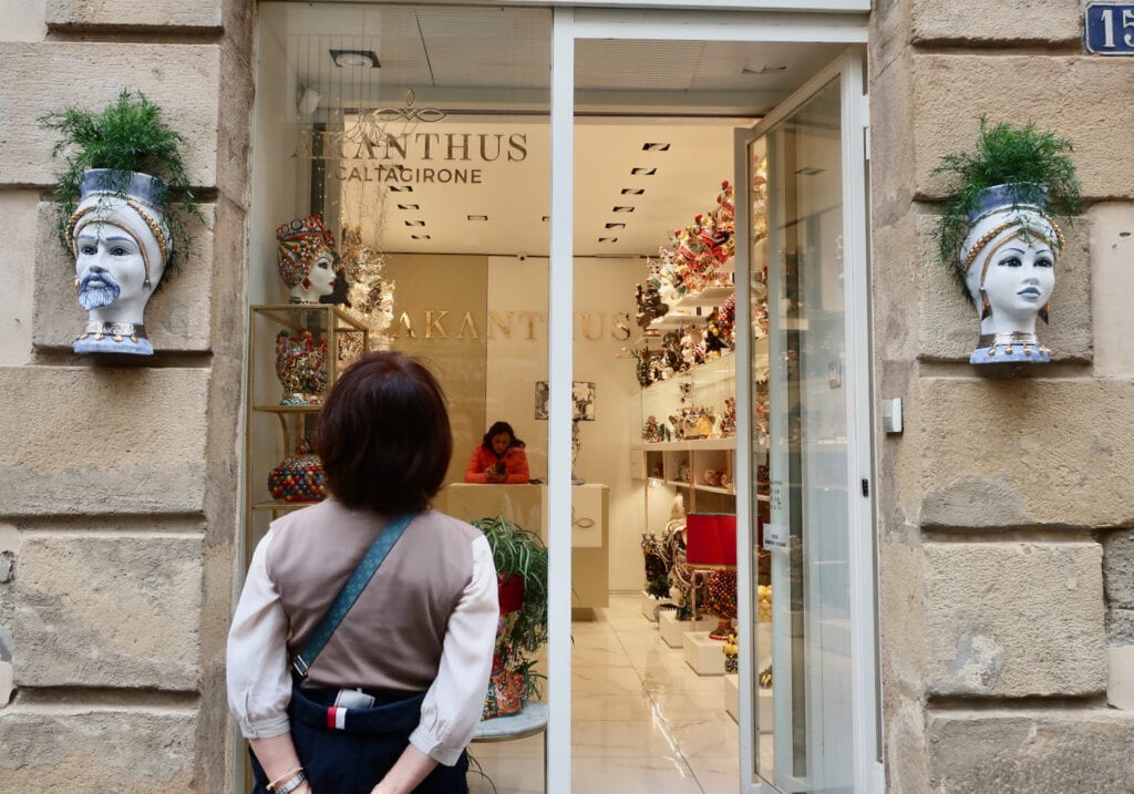 Ceramic Shot in Catagirone Sicily