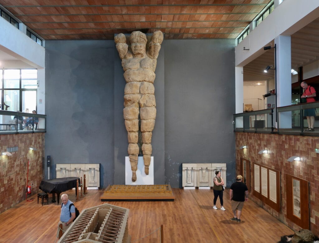 Giant Atlas Statue - originally in Temple to Zeus, Valley of the Temples Sicily