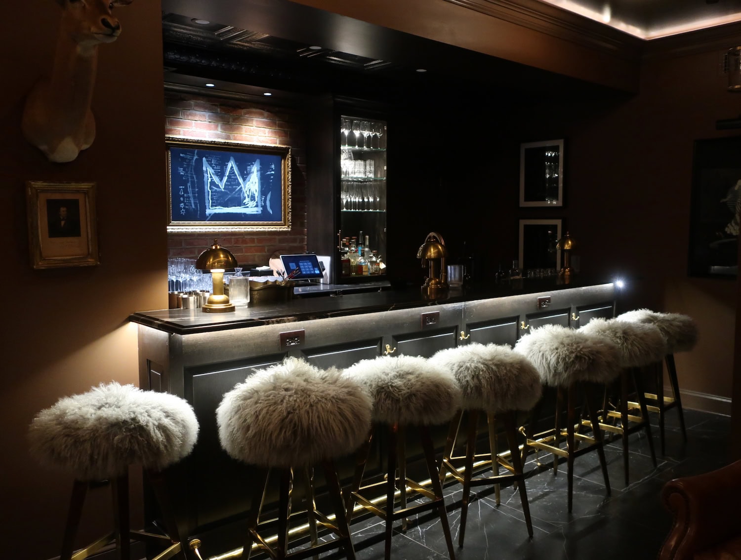 Members only private bar at Hotel Burg Leesburg VA