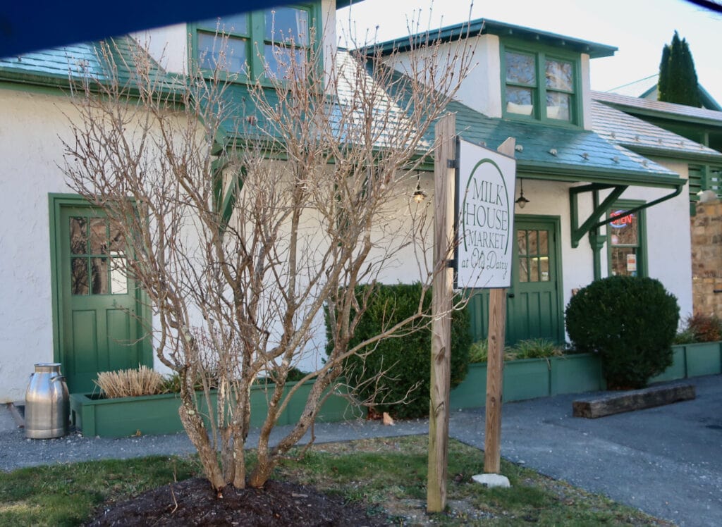 Milk House Market exterior, Warm Springs VA