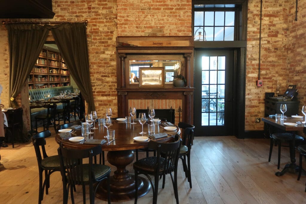 Shutters on King restaurant Leesburg VA Historic District