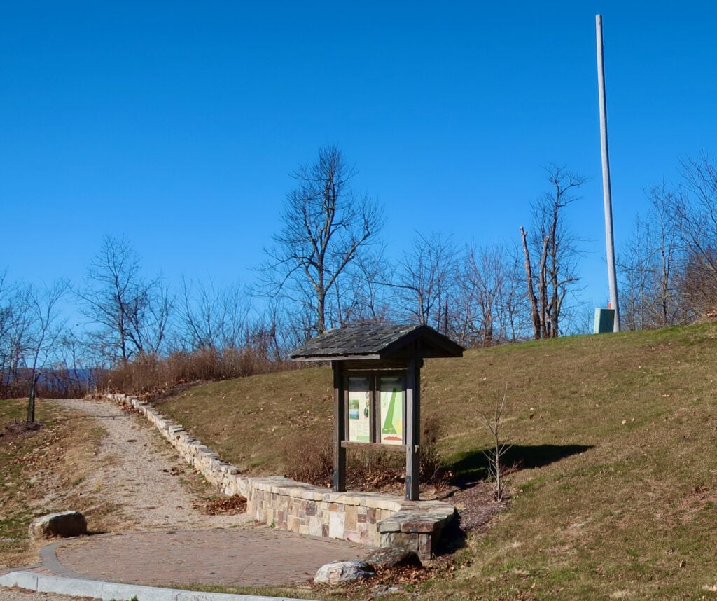 Warm Springs Mountain old toll road with walking trail, Dan Ingalls Overlook