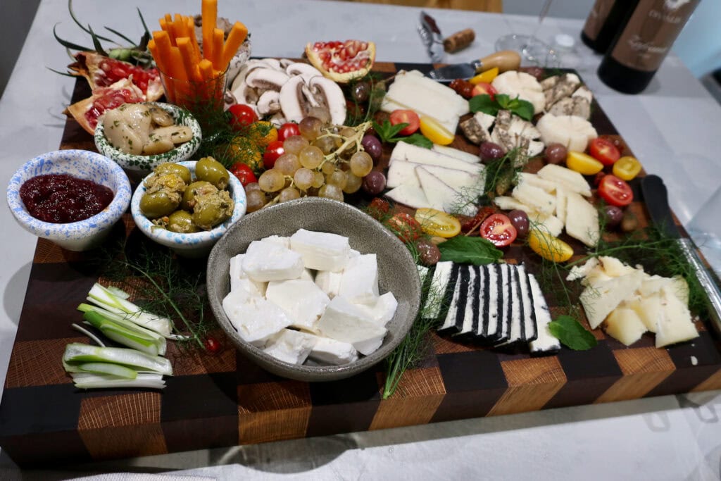 Charcuterie Board at Markus Divinus Winery Malta