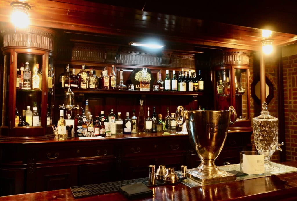 1847 Mahogany bar from the Williard Hotel DC, Inn at Tacaro Estate MD