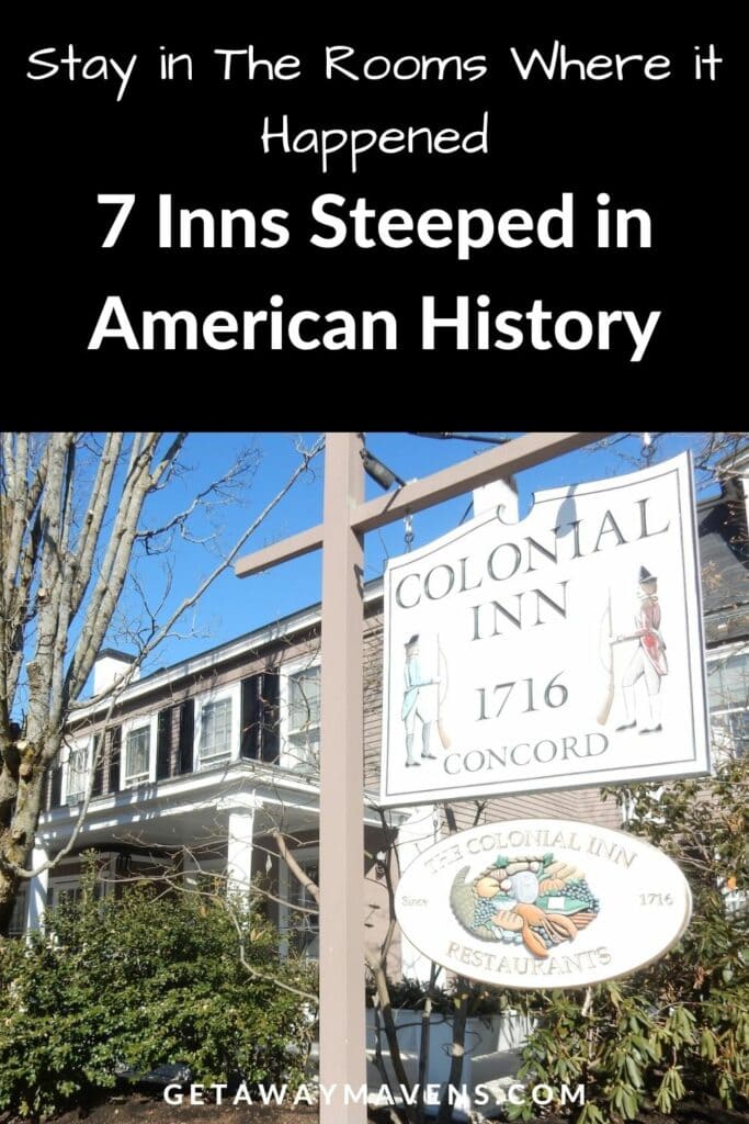 7 Inns Steeped in American History pin