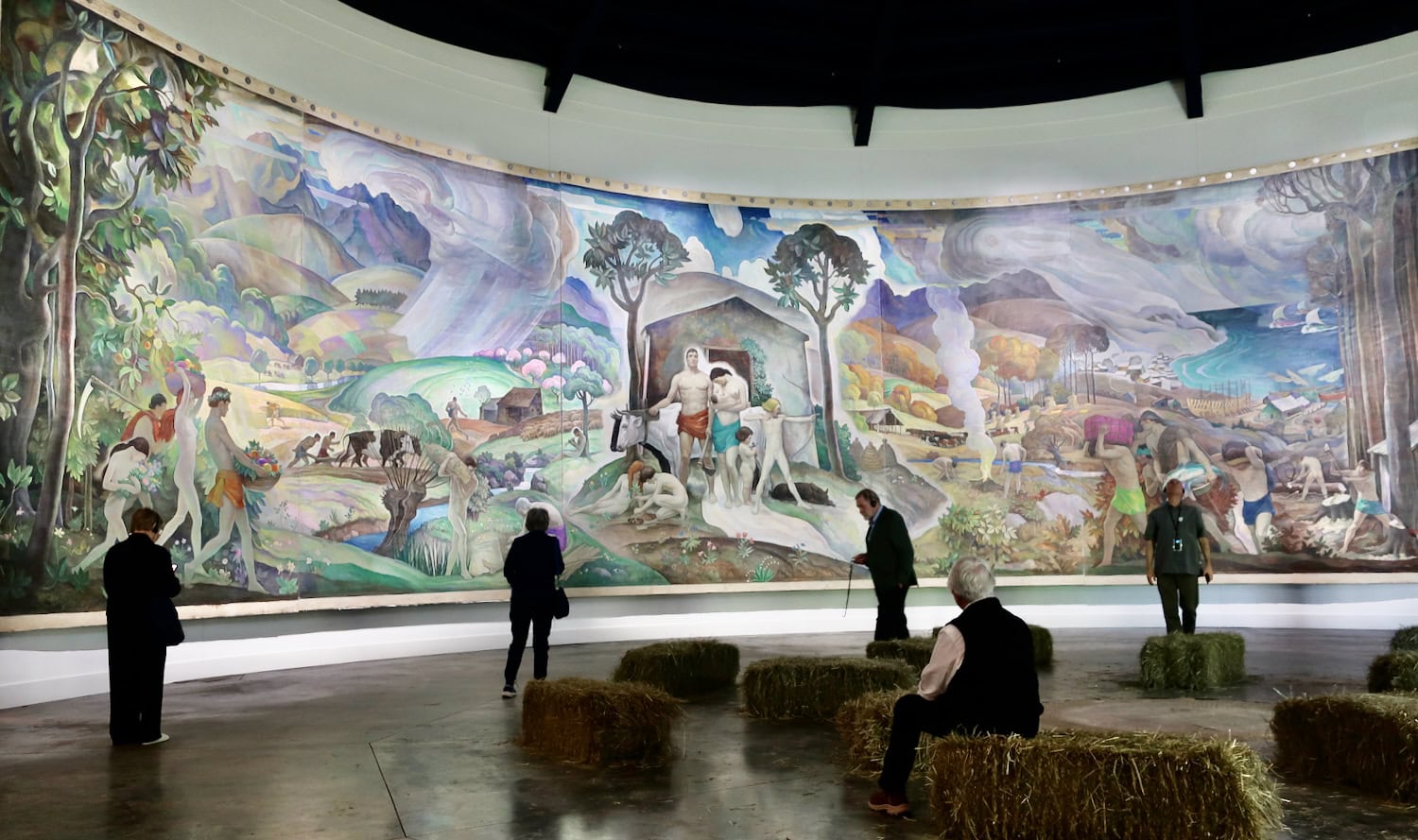 N.C Wyeth Mural at Jame Wyeth's Point Lookout Farm DE