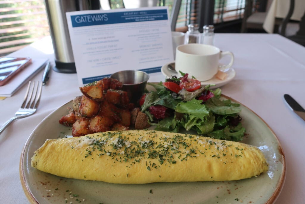 Made to order complimentary breakfast at Gateways Inn Lenox MA