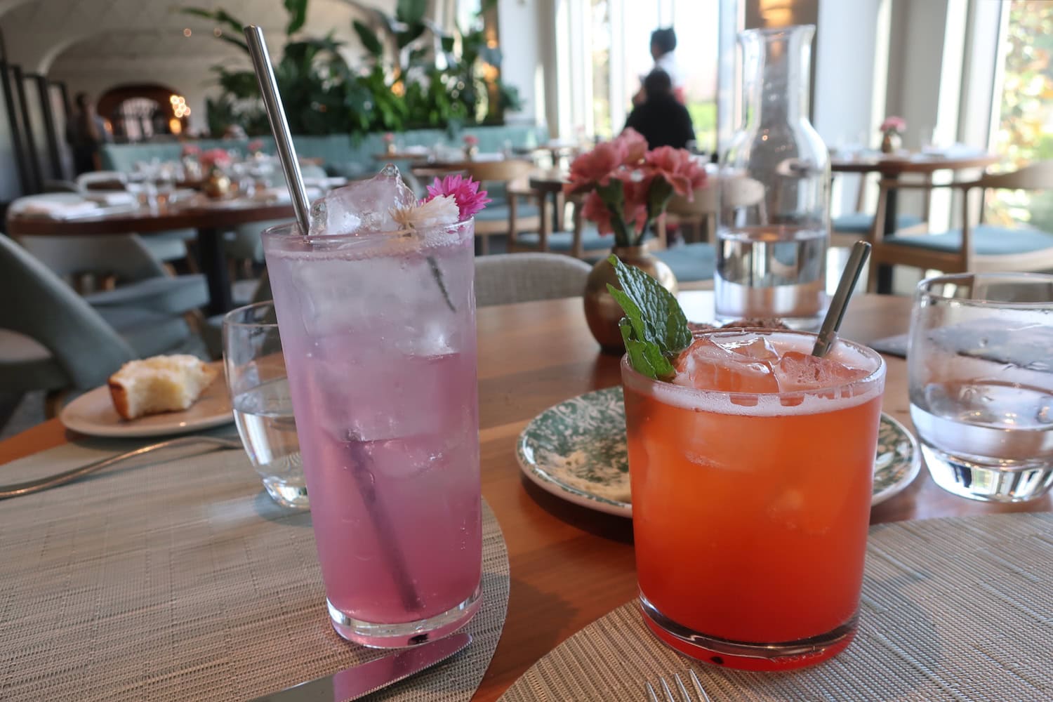 Drinks at 1906 Restaurant at Longwood Gardens PA