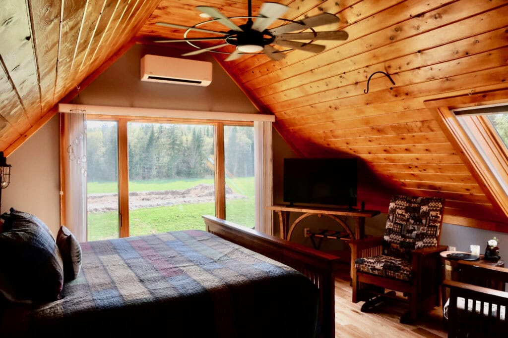 Old Speck room at Inn at oxbow acres milan nh