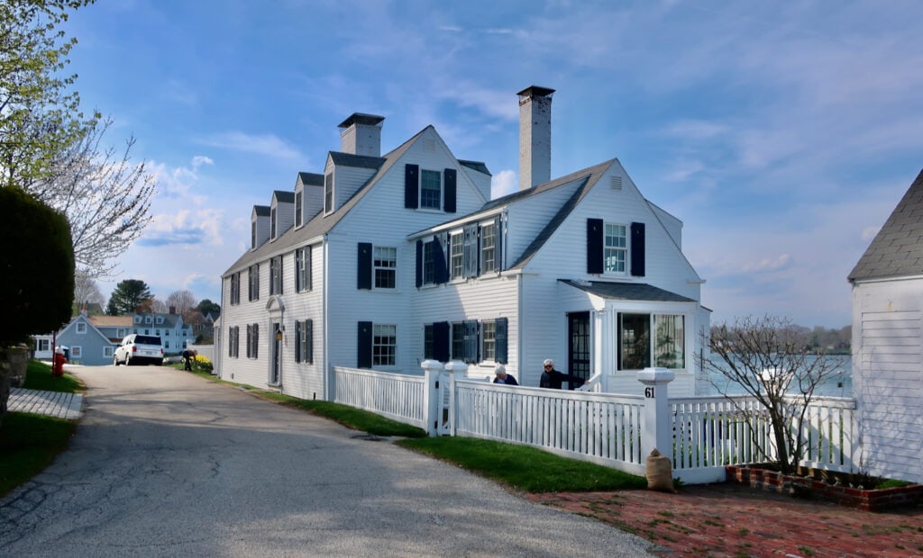 Waterfront homes from the 1600's New Castle NH