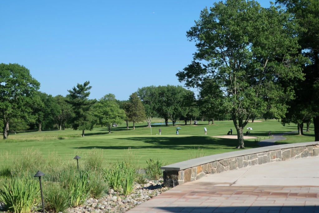 Crossvines Golfcourse from patio Poolesville MD