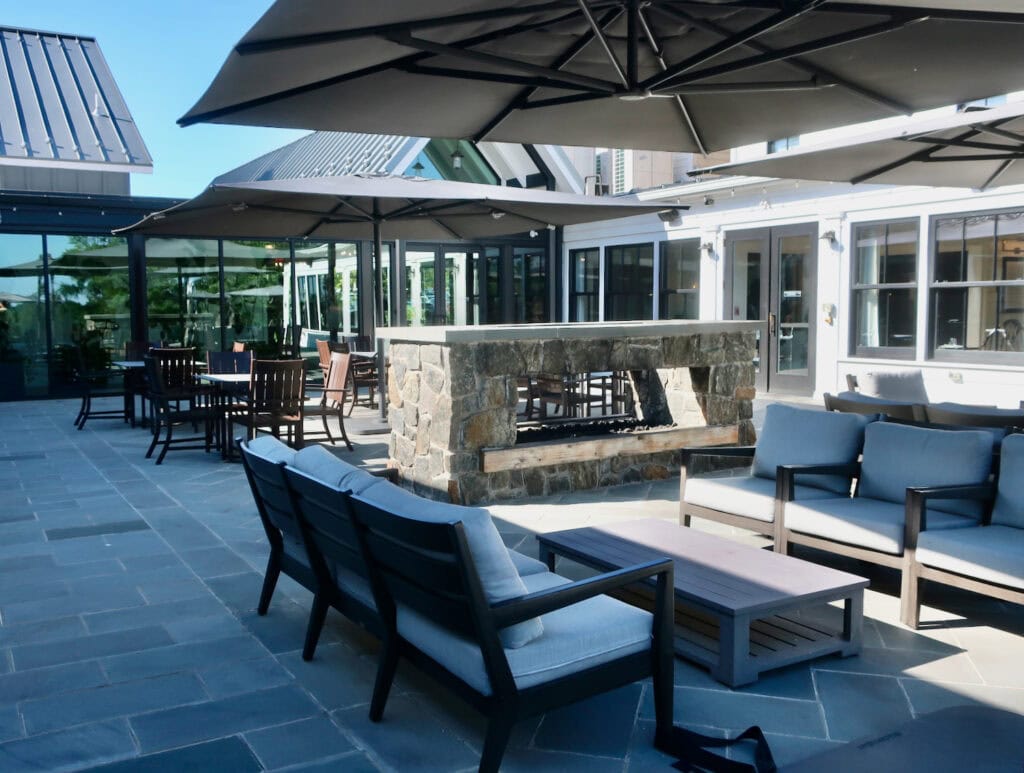 Crossvines outdoor firepace Poolesville MD
