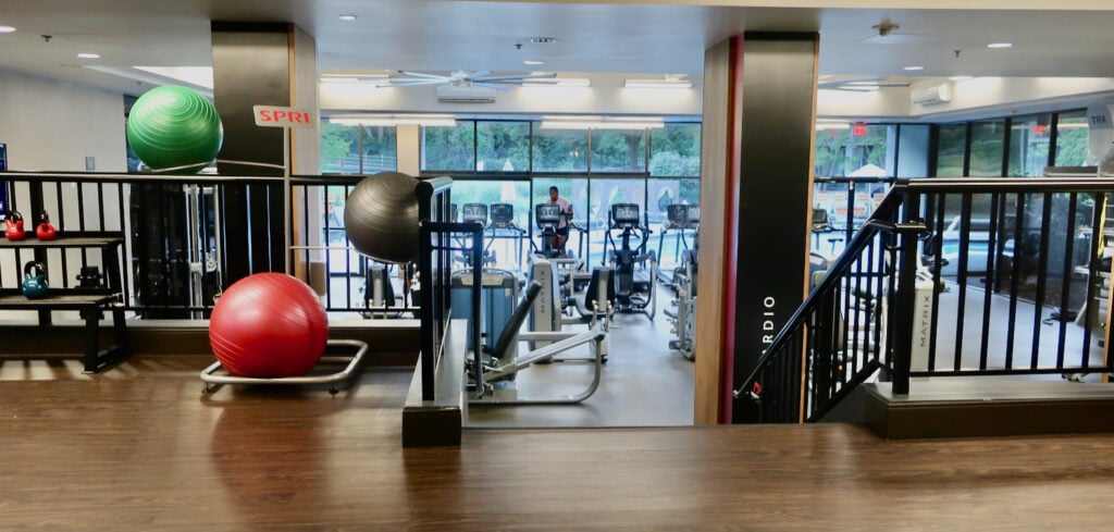 Bethesda Marriott Fitness Room