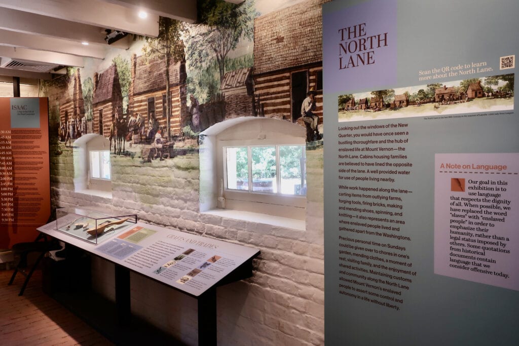 Lives Bound Together Exhibit at GW's Mount Vernon VA