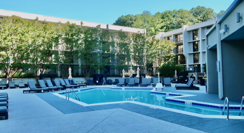 Bethesda Marriott outdoor saltwater pool