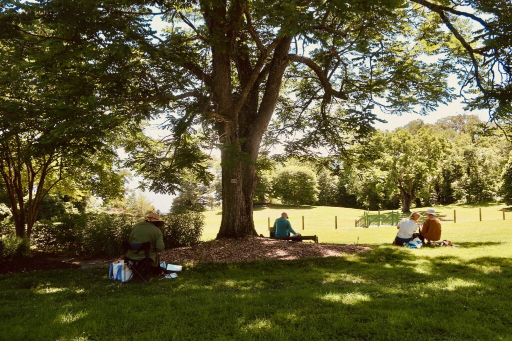 Painting at River Farm on the Potomac near Mount Vernon