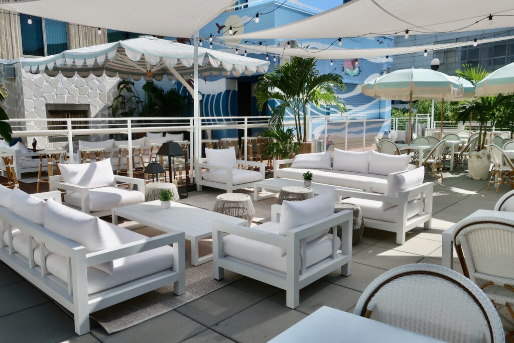 Pura Vida Rooftop dining, MOSAIC District Fairfax County VA