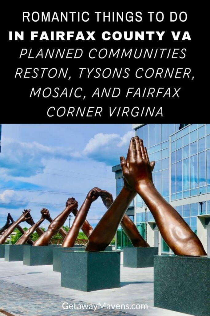 Fairfax County VA Planned Communities Reston, MOSAIC, Tysons Corner pin