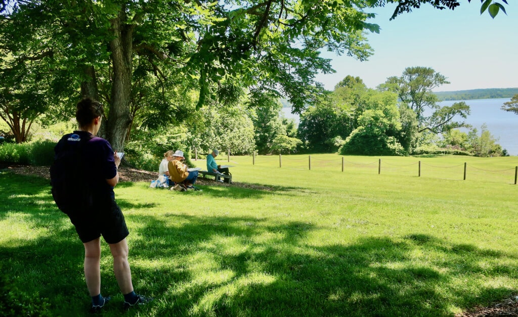 Artists at River Farm Park near Mount Vernon VA