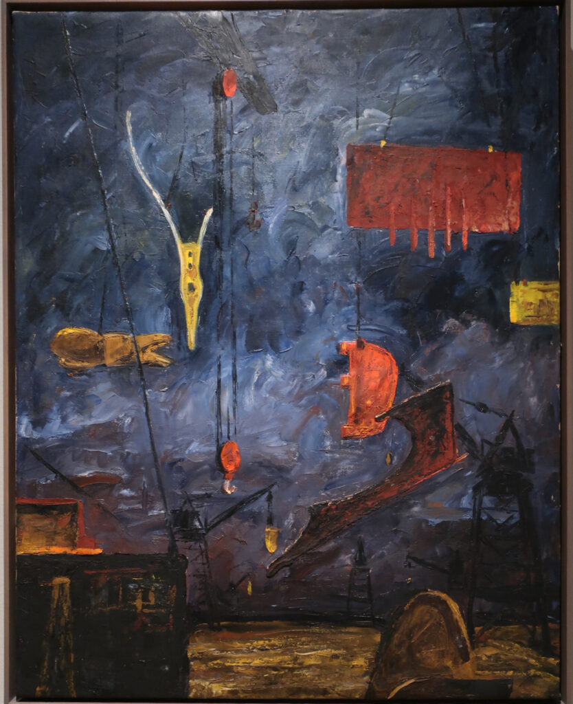 Painting at the Clyfford Still Museum Denver CO