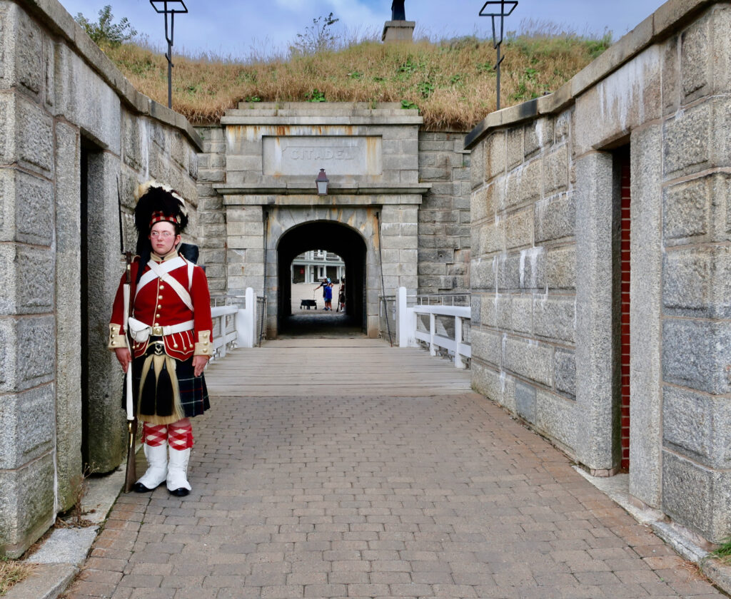 Entrance to the Halifax Citadel National Historic Site Halifax Nova Scotia