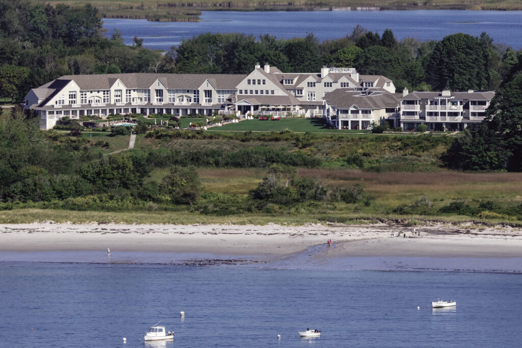 Inn by the Sea Cape Elizabeth arial view