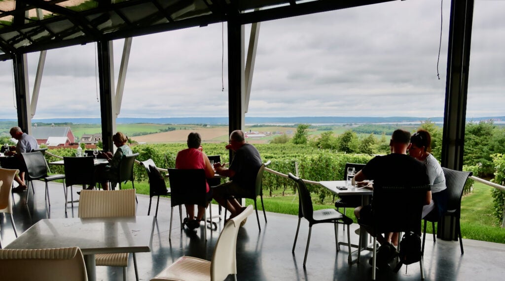 Luckett Vineyards Restaurant Wolfville Nova Scotia