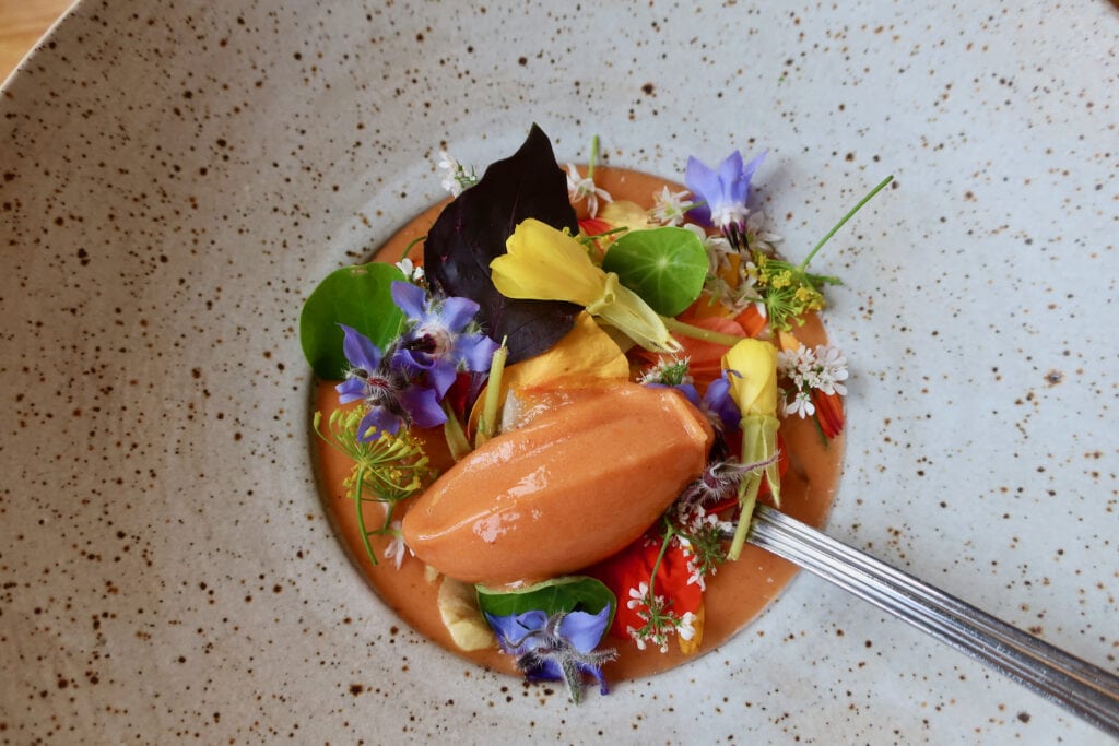 Wild Caraway Restaurant Gazpacho Soup Advocate Harbor NS CA