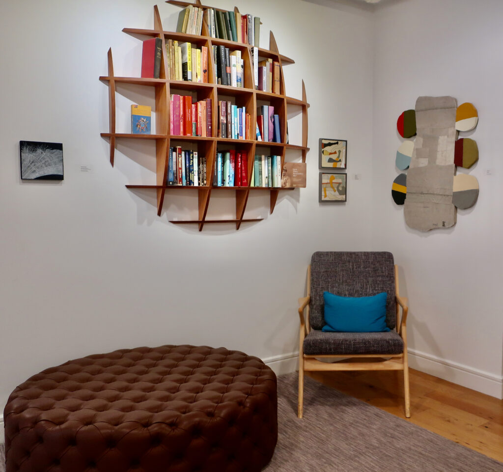 Art nook near elevator, 250 Maine Hotel Rockland ME