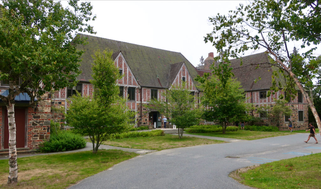 Schoodic Institute building by John D Rockefeller, Schoodic Peninsula ME